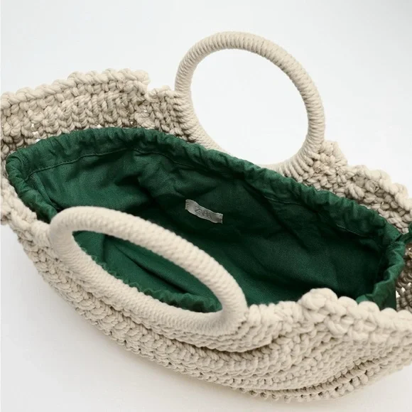 NWT Zara Crochet Bag - Picture 3 of 10